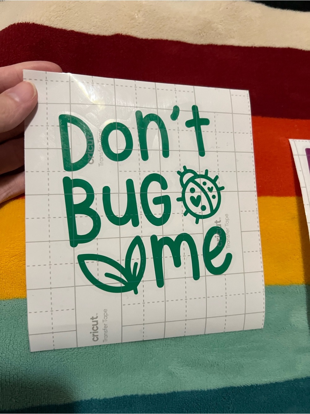 Don’t Bug Me Vinyl Decal 🐛